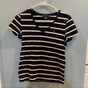 Ralph Lauren Sport Blue & White Striped T-shirt (size S)